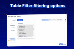 Choose the right table filter app for your Confluence pages
