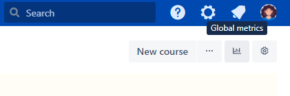 Global reporting and metrics access button
