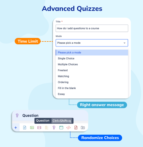 Advanced Quizzes