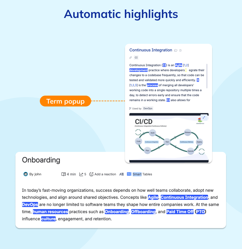 Automatic highlights