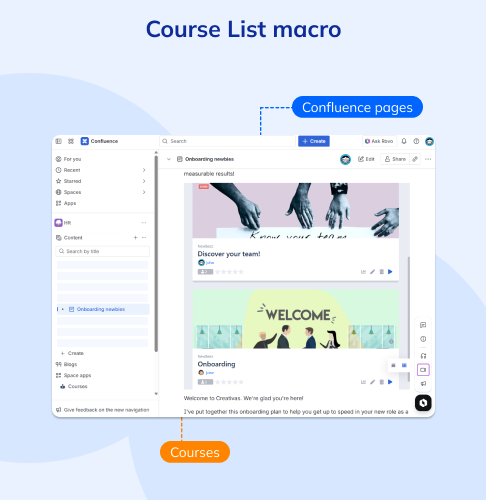 Course List macro