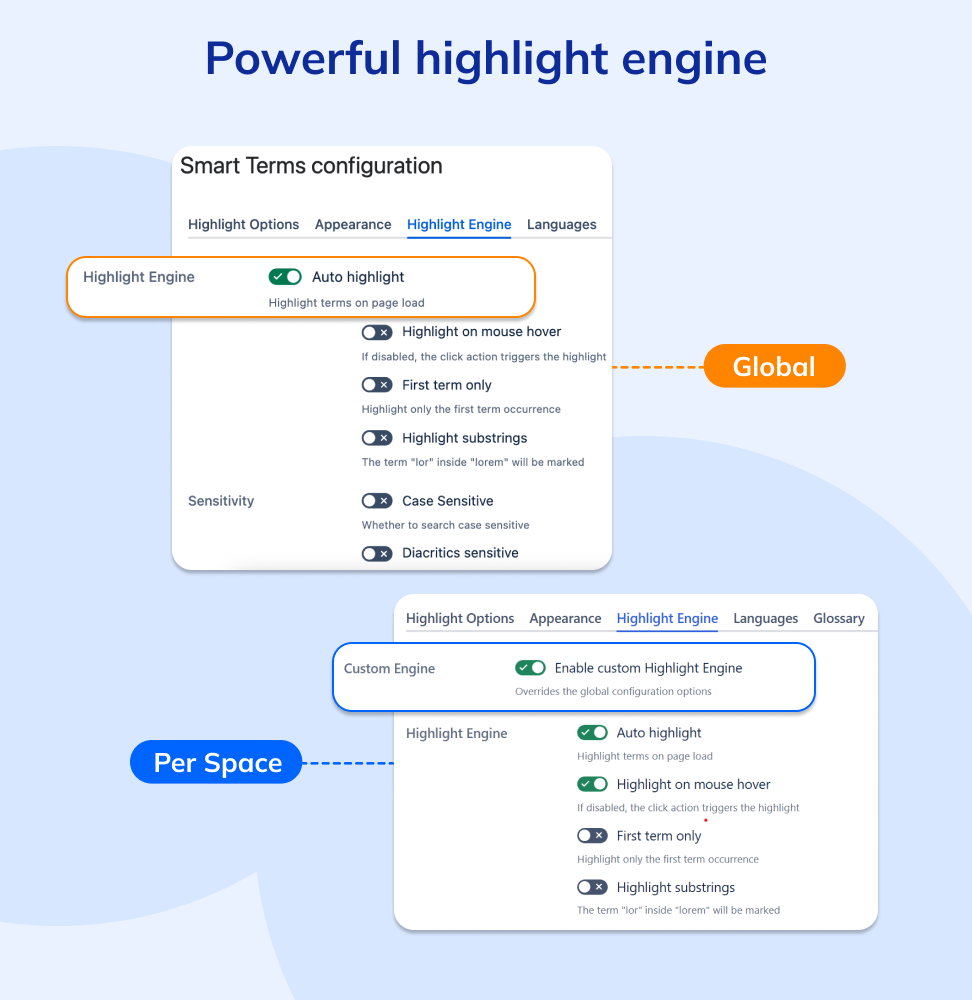 Powerful highlight engine