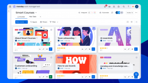 Smart Courses LMS for monday.com catalog view