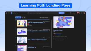 Learning Path Landing Page