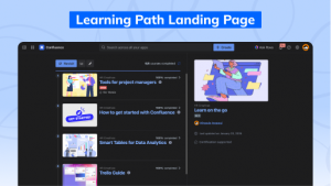 Learning Path Landing Page